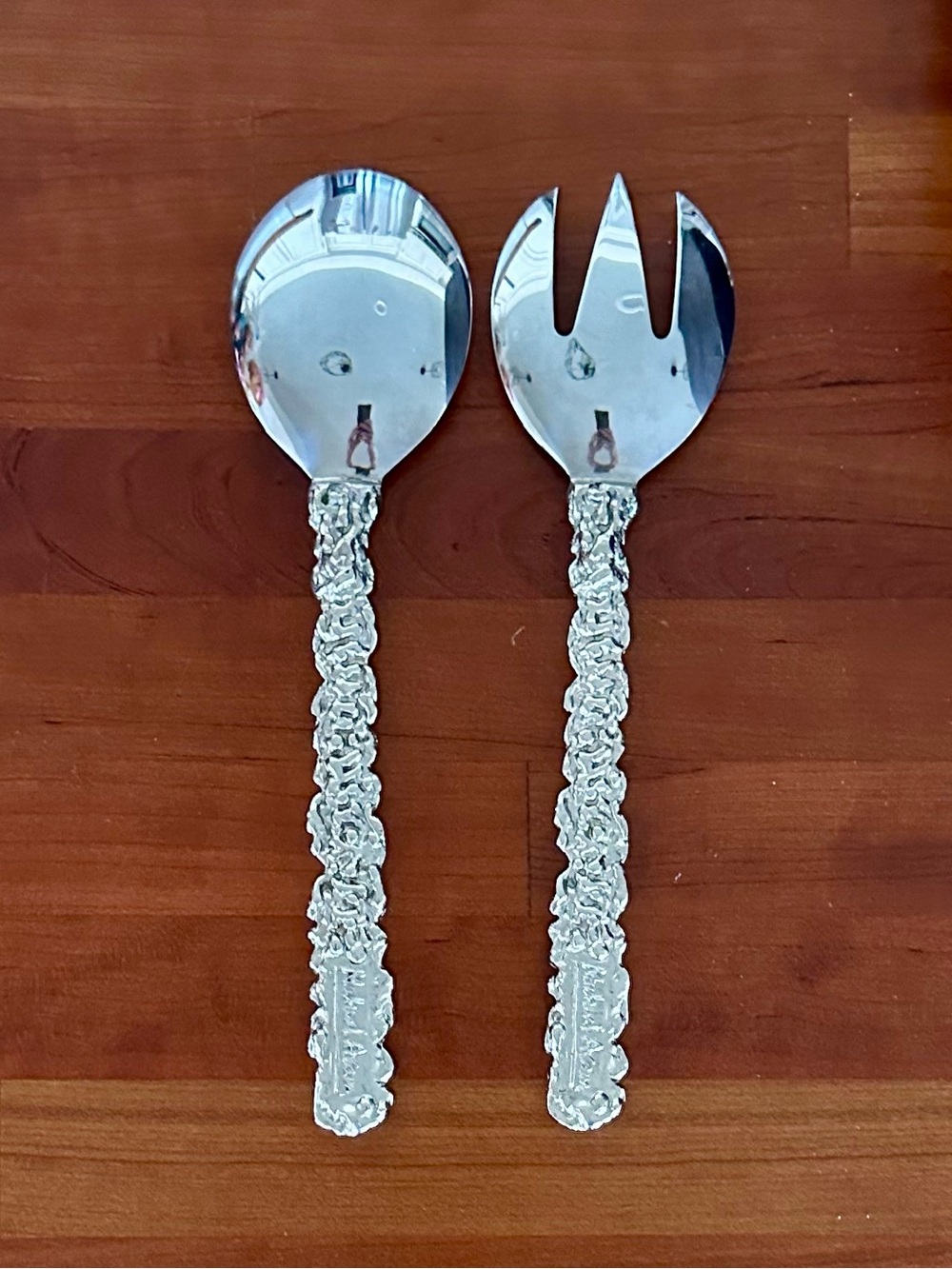 Michael Aram Salad Service Set Large Serving Spoon and Serving Fork - Picture 4 of 12